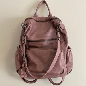 Purple backpack